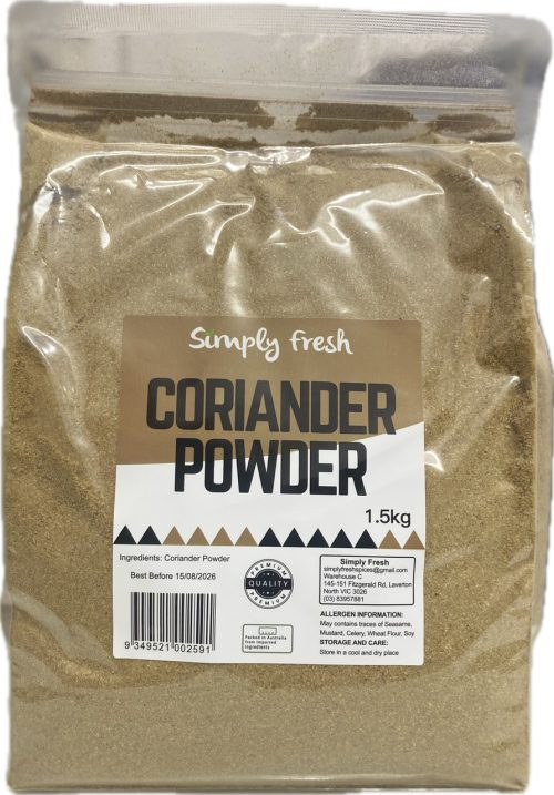 CORIANDER POWDER SIMPLY FRESH 1KG AUSTRALIA